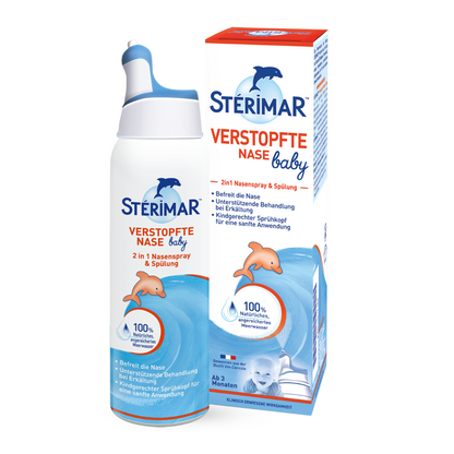 Sterimar Nasenspray verstopfte Nase Baby