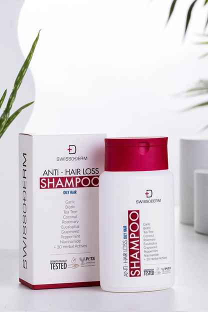 Swissoderm ANTI-HAIR LOSS SHAMPOO Fettiges Haar
