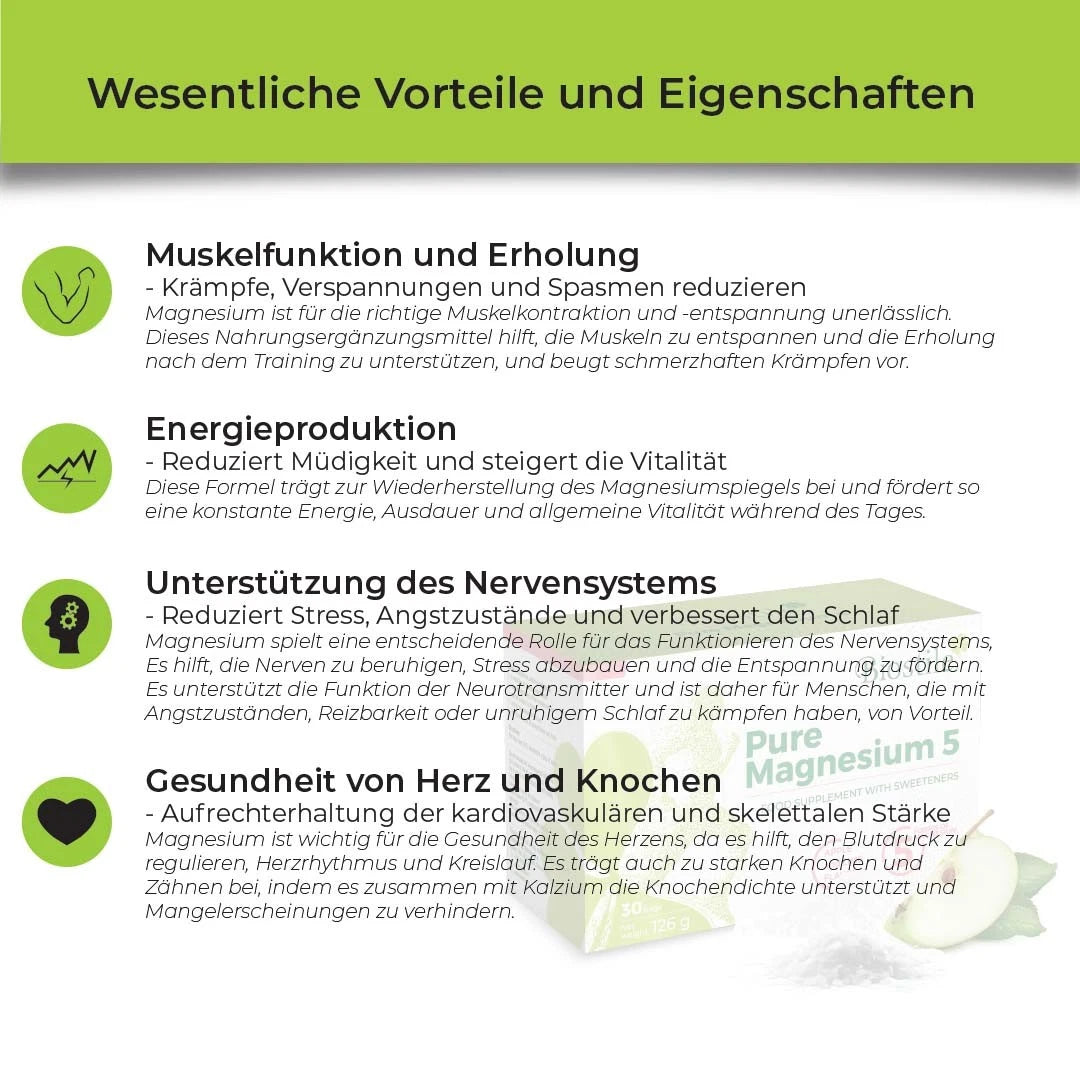 Biostile Pure Magnesium 5 – 30 Beutel